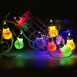 1 м 10 светодиодный Сказочный шар подсветка гирлянды для рождественской елки Свадебные украшения для дома и дома на батарейках