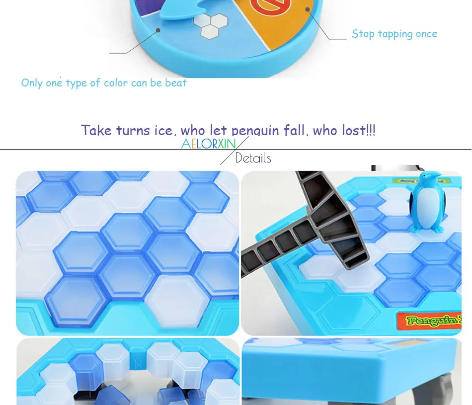Забавный Пингвин ловушка интерактивные вывеска indoor Board игра «ледокол» сохранить Пингвин родитель-ребенок стол развлекательные игрушки Дети Gi