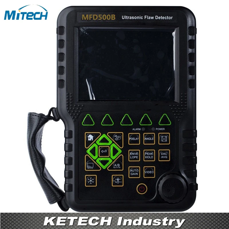 Mitech NDT Testing Portable Digital Ultrasonic Flaw Detector MFD500B | Инструменты