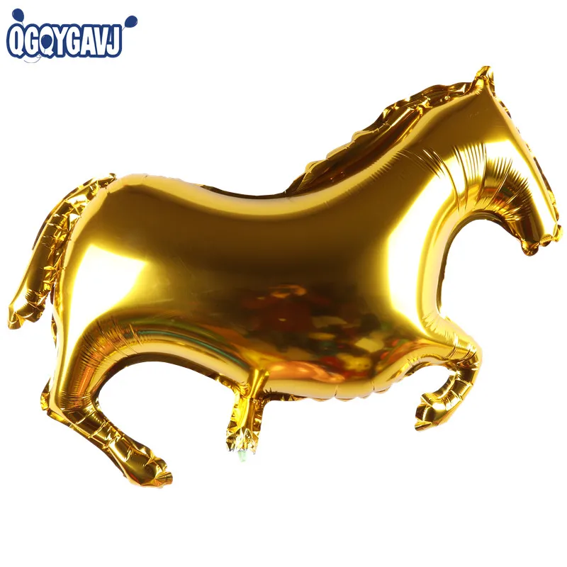 QGQYGAVJ The Golden Horse birthday party balloon decoration toy