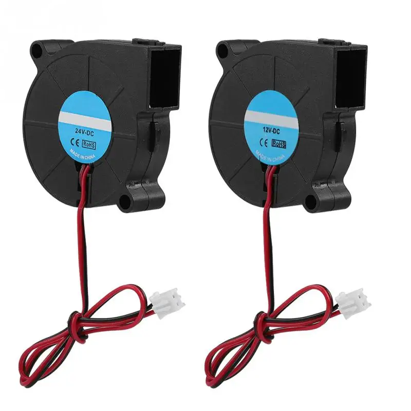 3D Printer Cooling Fan 50*50*15mm 12V or 24V Turbo Fan Blower for 3D ...