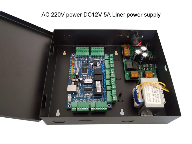 TCP/IP четыре дверца Управление с мощности чехол 110 V/220 V питания Поддержка мульти-функция доступа Система пожарной сигнализации и т. Д. sn: B04-set