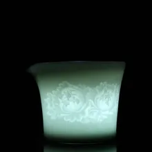 180 мл Китайский Longquan Celadon кунг-фу чай чашка ярмарка чашка с рукояткой чайный набор кунг-фу чай морской кувшин кофе молоко посуда для напитков