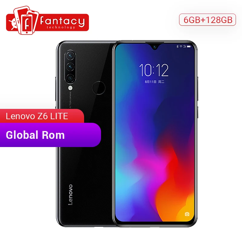 

Global ROM Lenovo Z6 Lite 6GB 128GB Snapdragon 710 Octa Core Smartphone 6.3 Inch Screen Triple Camera Android 9.0