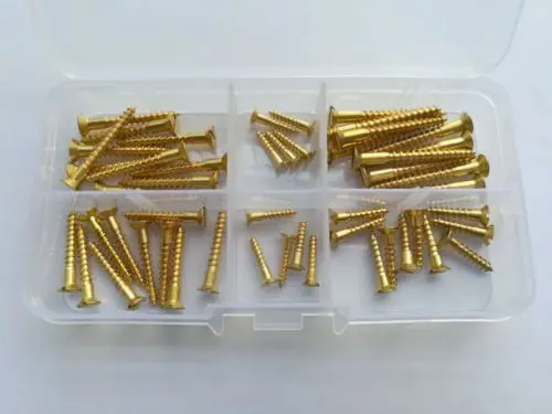 50pcs m2 7 m3 6 slotted self tapping screws copper sheet metal screw copper sheet metal screws