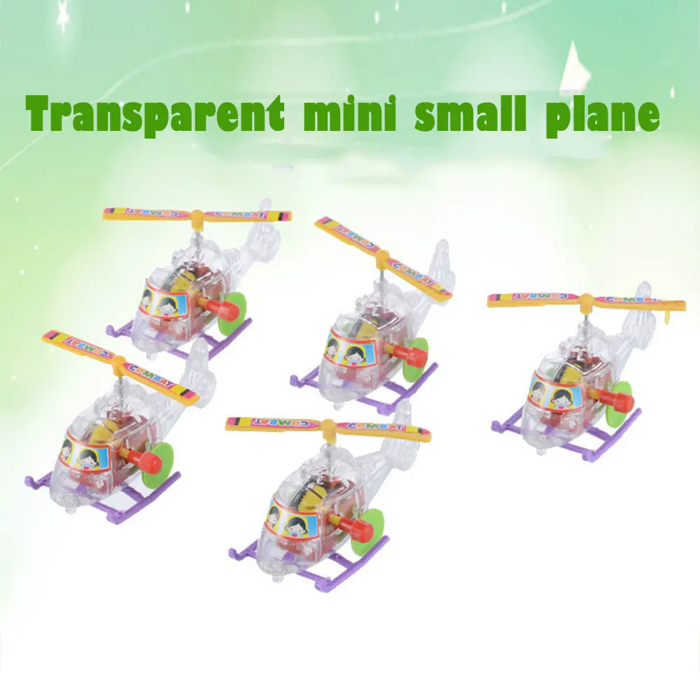 

2019 Creative Plane Wind-Up Toy Colour Helicopter Mini Aircraft Toys for Gifts Drop Shipping