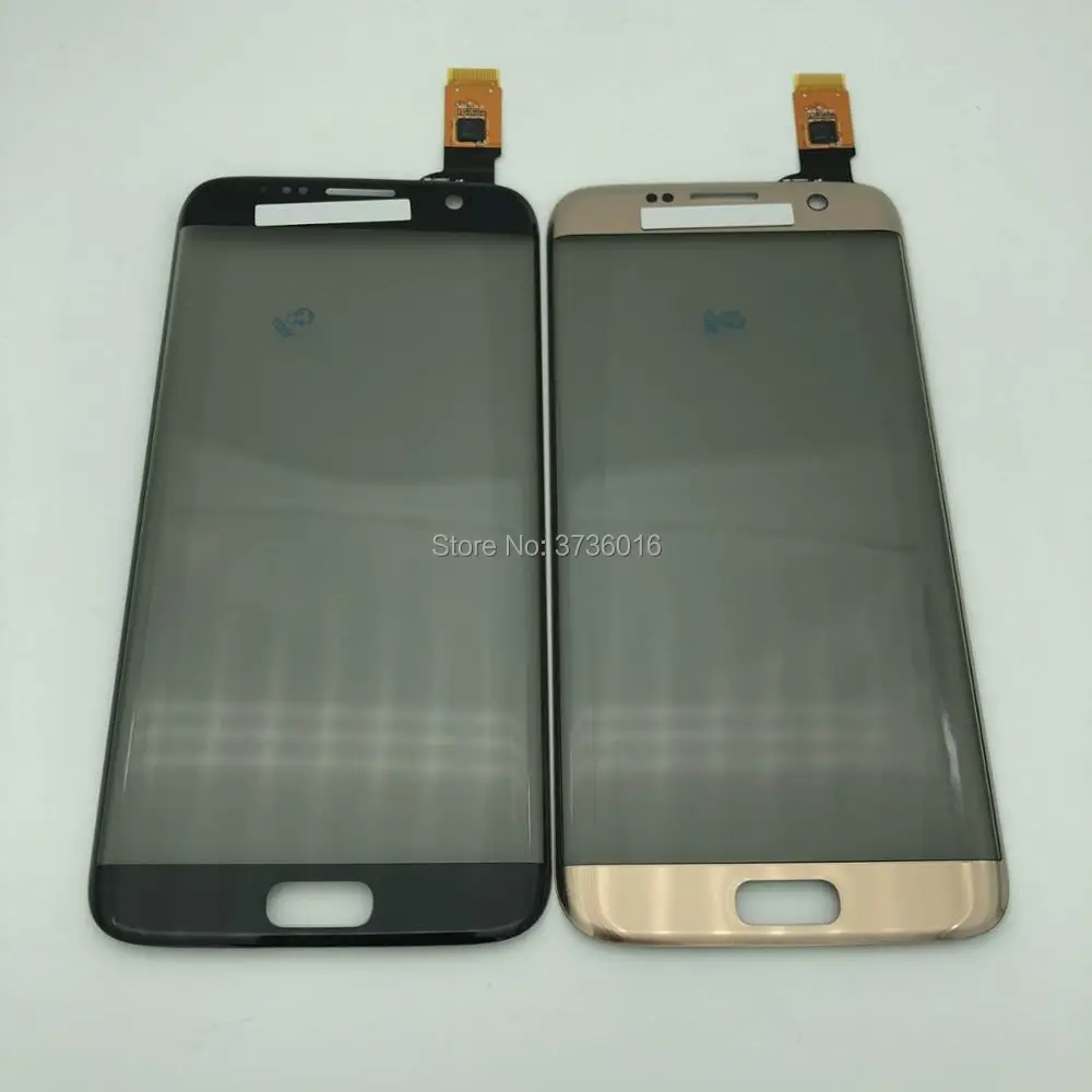 

1pcs Touch Panel Screen Digitizer For SM S7 edge Front Glass Sensor with Polarizer Replace Parts For mobile phone repair