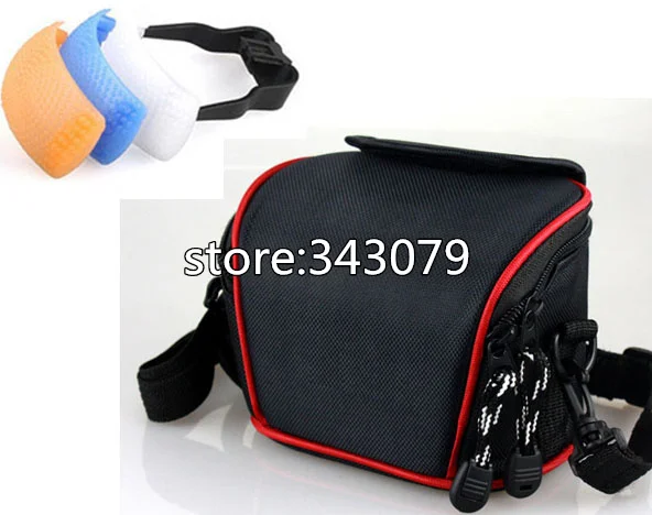 

3 Color Pop-Up Flash Diffuser +Camera Case Bag for Canon SX240/SX260 SX270/SX275/SX280/SX170 SX160 SX150 SX130/G15 G1X G12/S100