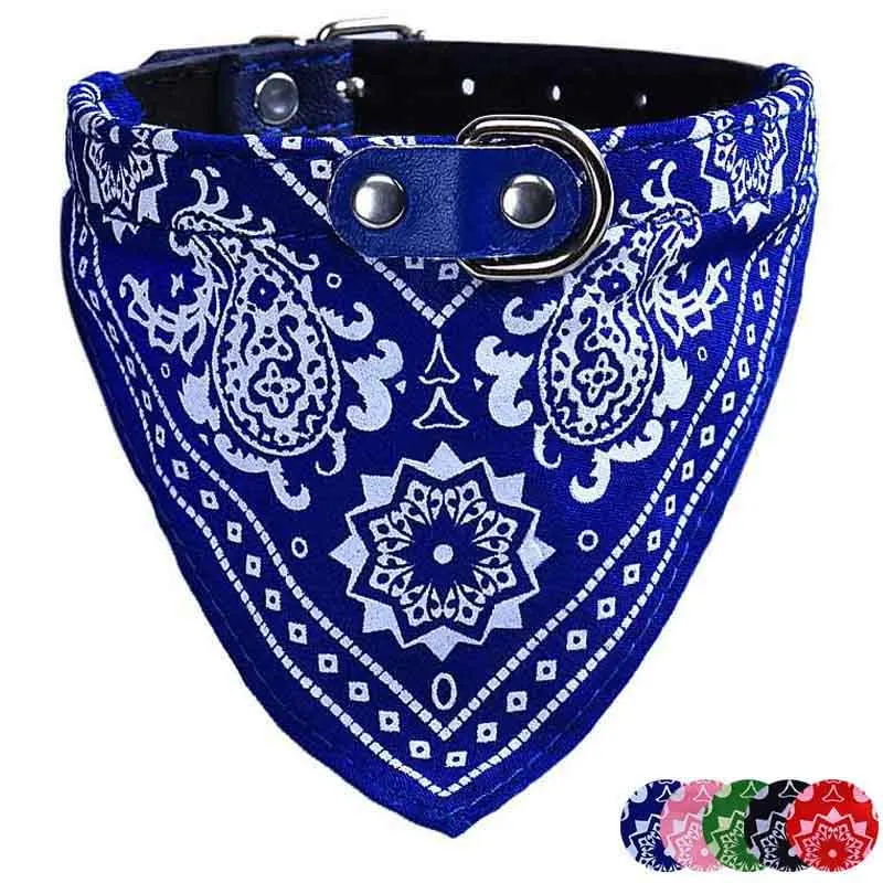 

Dog Collar Adjustable Pet Dog Puppy Pet Cat Neck Scarf Bandana Collar Neckerchief M Pechera Para Perro