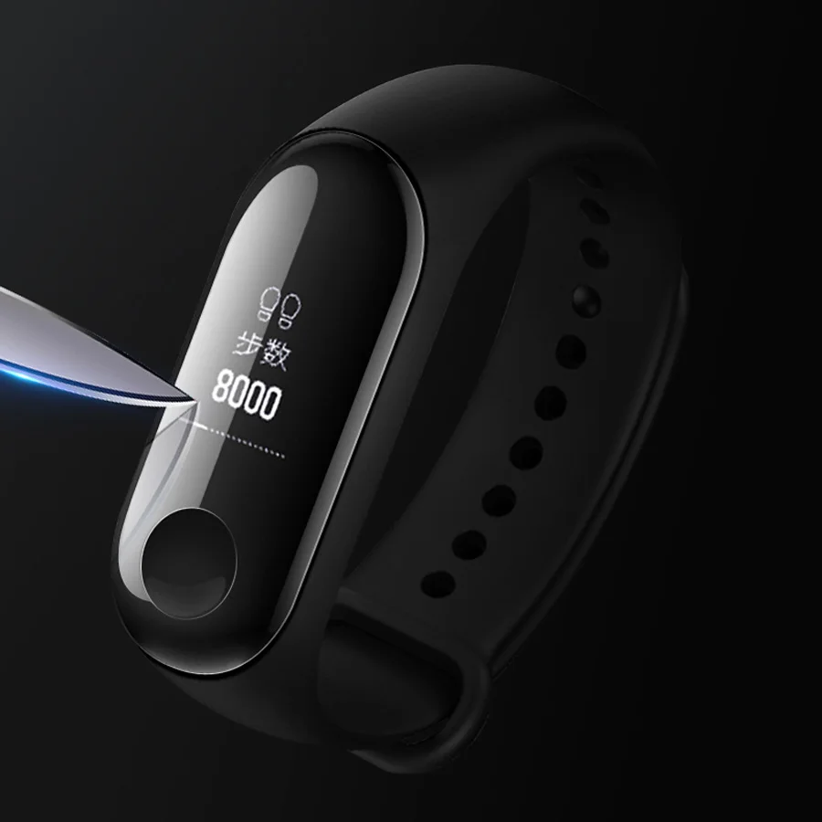 2 шт. Защитная пленка для Xiaomi Mi Band 4 3 2 умный Браслет защита экрана Гидрогелевая пленка не закаленное стекло