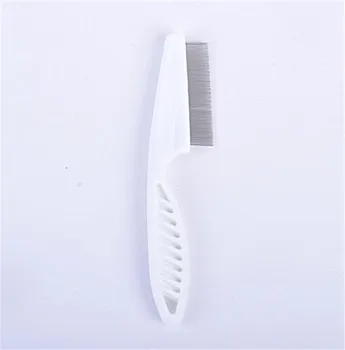 

50 pcs Comfort Head Lice Comb Metal Nit Head Hair Lice Comb Fine Toothed Flea Flee with Handle For Kids Pet Tool