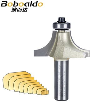 

1pcs 1/4 1/2 Shank Rounding Over Cutter Beading Cutter With Ball Bearing Arden Router Bit Router Bits for wood Woodworking Tool