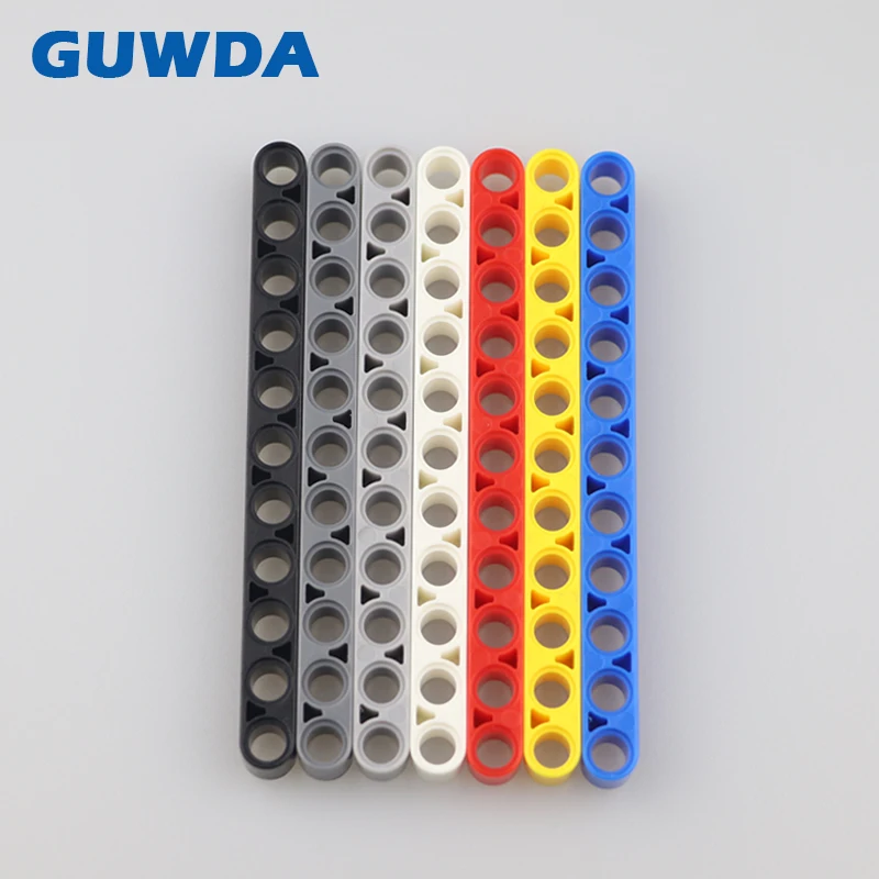 

50PCS Technic Liftarm 1x11 Thick DIY Car Model Building Blocks Toys Parts Bulk Accessories Compatible LegoING MOC Bricks 32525