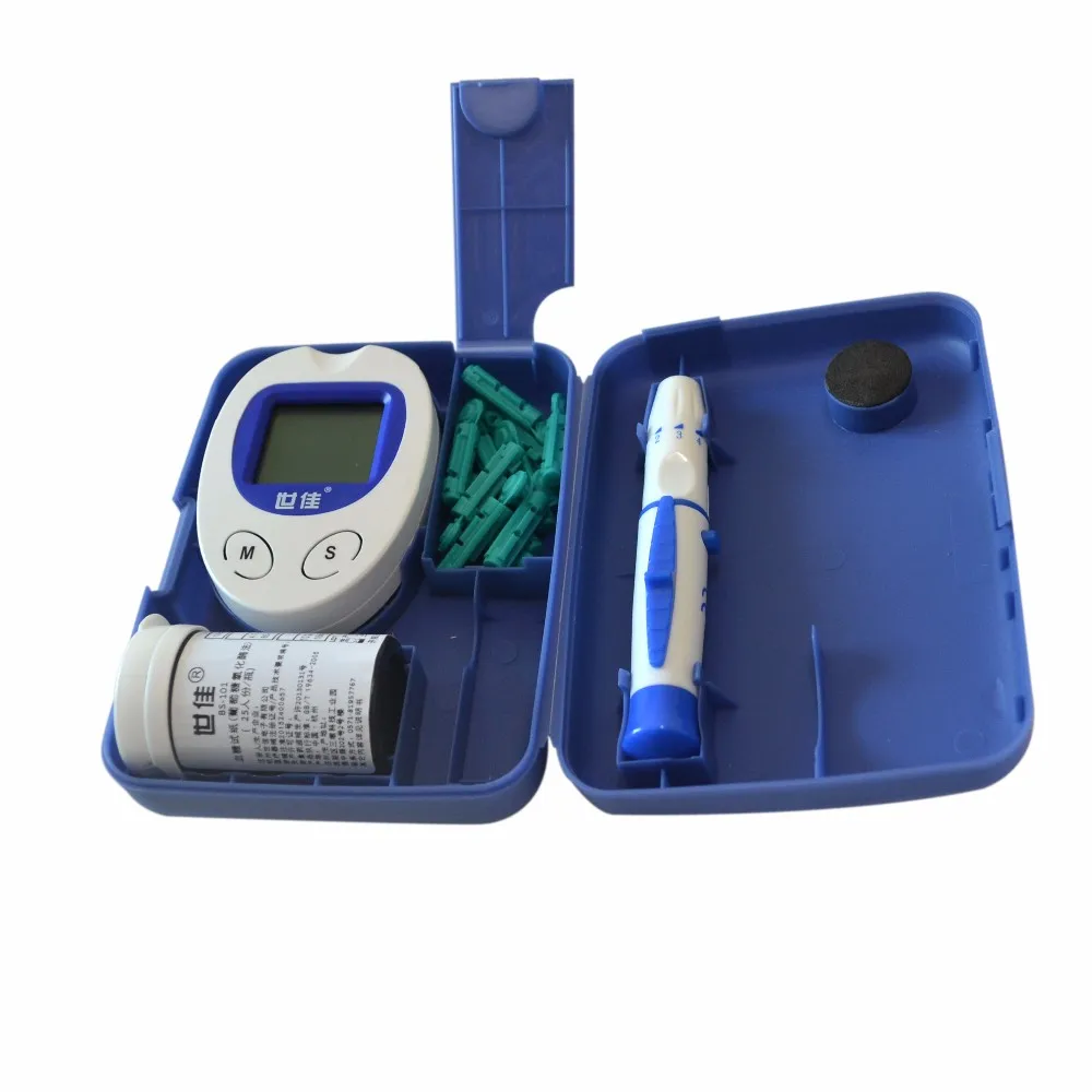 Прибор для измерения уровня глюкозы в крови и тест-полоски и иглы для измерения уровня сахара в крови