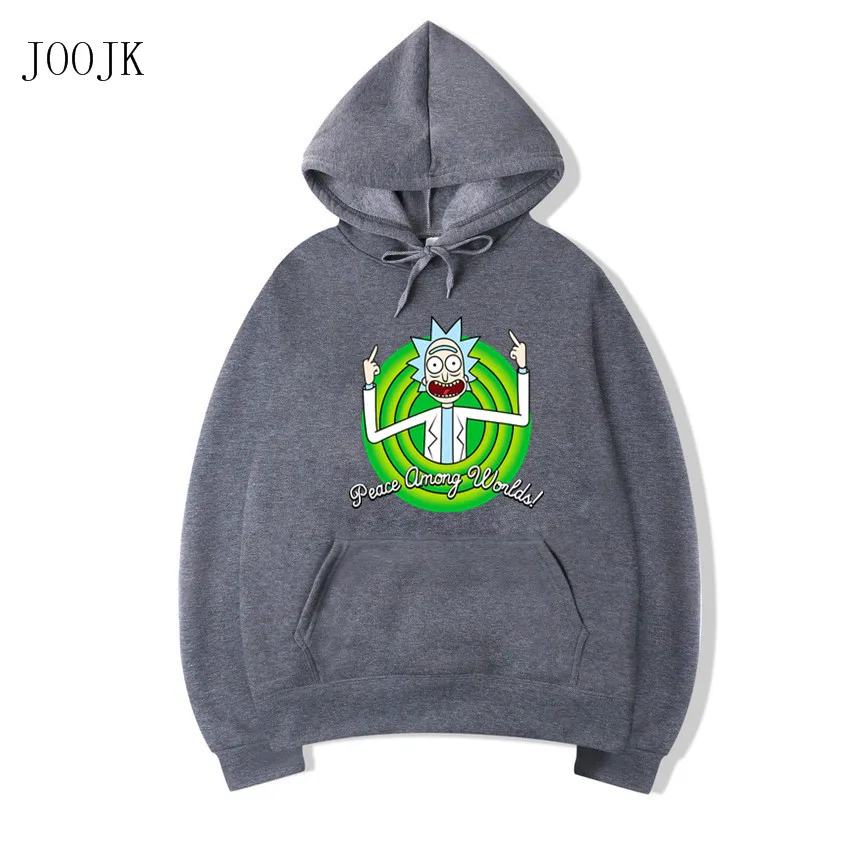 2018 Newest Anime Cool Rick Morty Print Men Black Pullover Hoodies Peace Among Worlds Man Outerwear Casual Sweatshirt Funny Top 2018 Newest Anime Cool Rick Morty Print Men Black Pullover Hoodies Peace Among Worlds Man Outerwear Casual Sweatshirt Funny Top