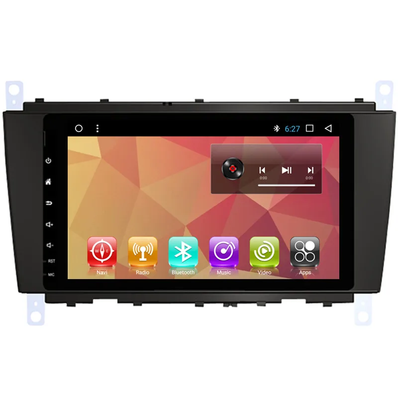 9 &quotAndroid автомобильный мультимедийный Стерео DVD GPS навигатор для Mercedes Benz CLK W209 CLK200