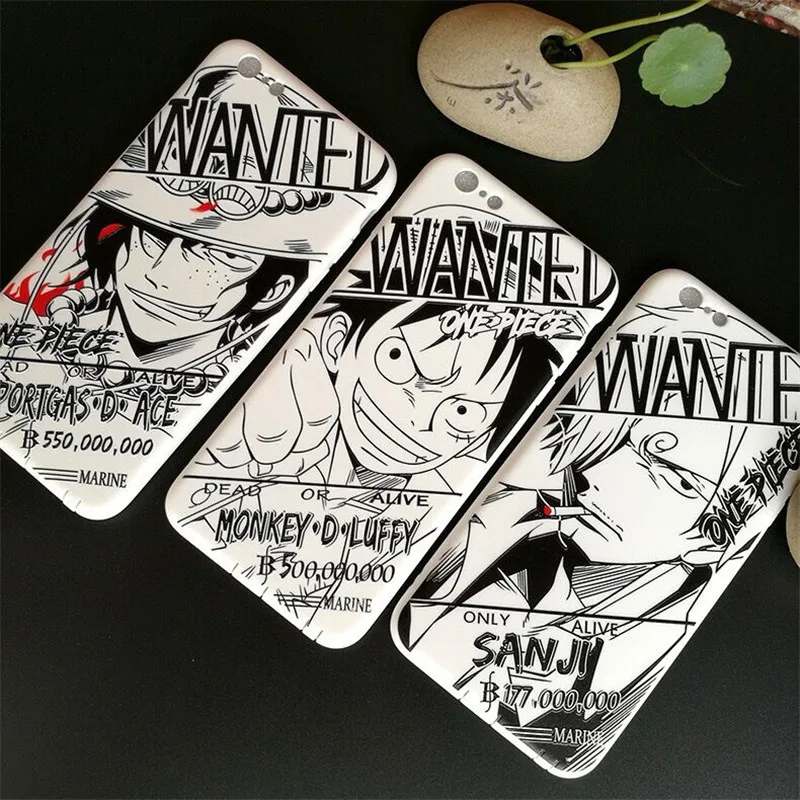 

3D Relief Anime One Piece Luffy Ace Sanji Case For Coque iPhone X 6 6s 6plus 7 7plus 8 8plus Cases Capinha TPU Silicone Funda