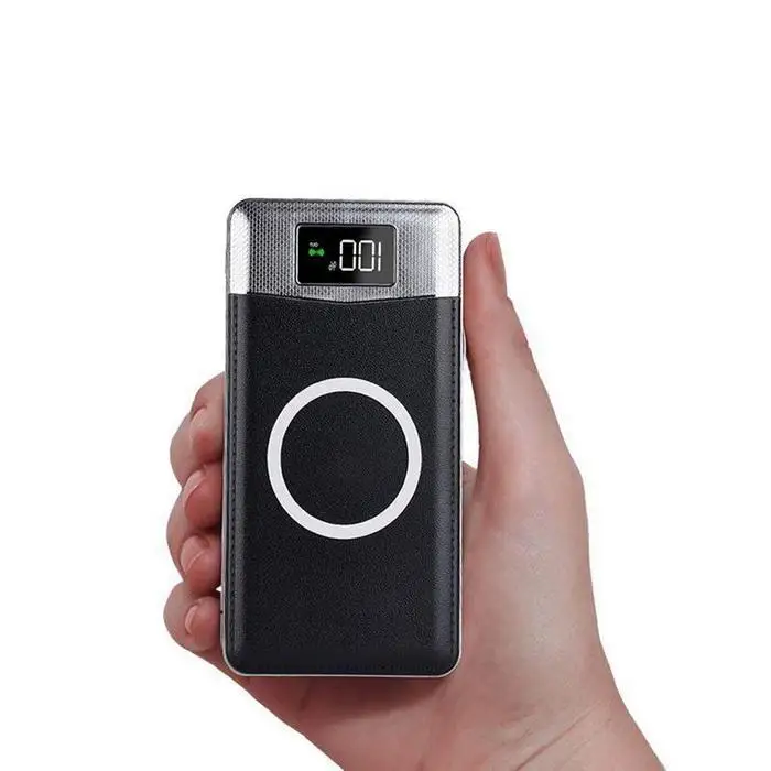 15000 мАч беспроводной цифровой дисплей внешний аккумулятор двойной USB портативное