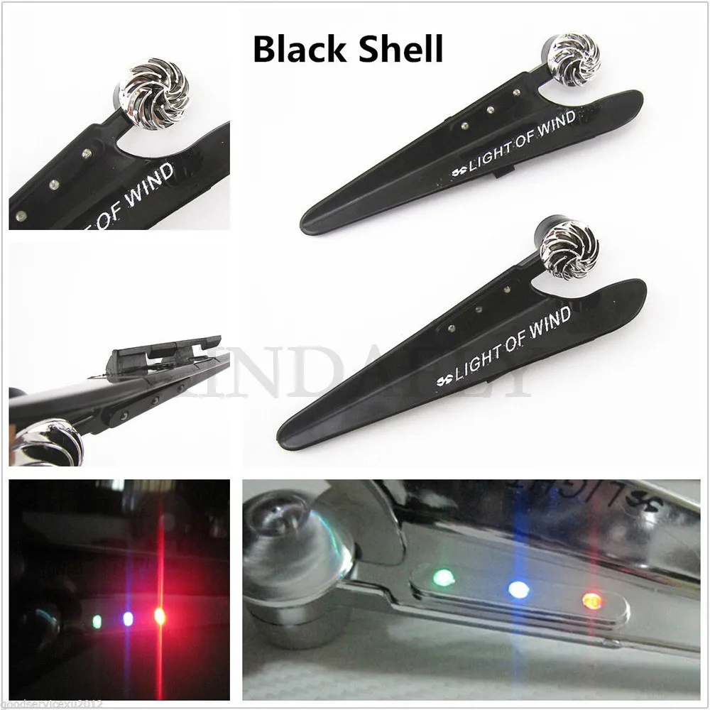 Two Pcs Car Styling Decorative Wind Powered Energy Auto Front