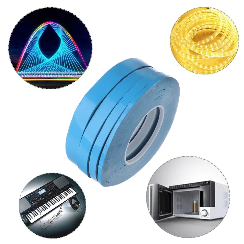 

1PC 50M Double Sided Thermal Conductive Adhesive Tape for Chip PCB LED Heatsink
