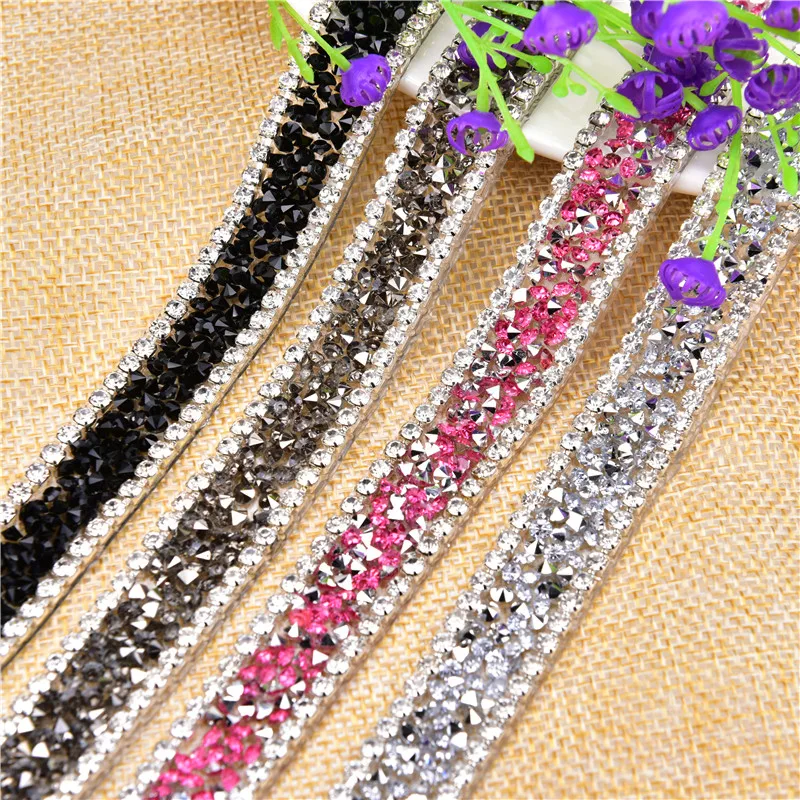

rhinestone banding,1yards/lot,mesh chain garment accessories,wedding decoration trim,bridesmaid dress shoes silver crystal band