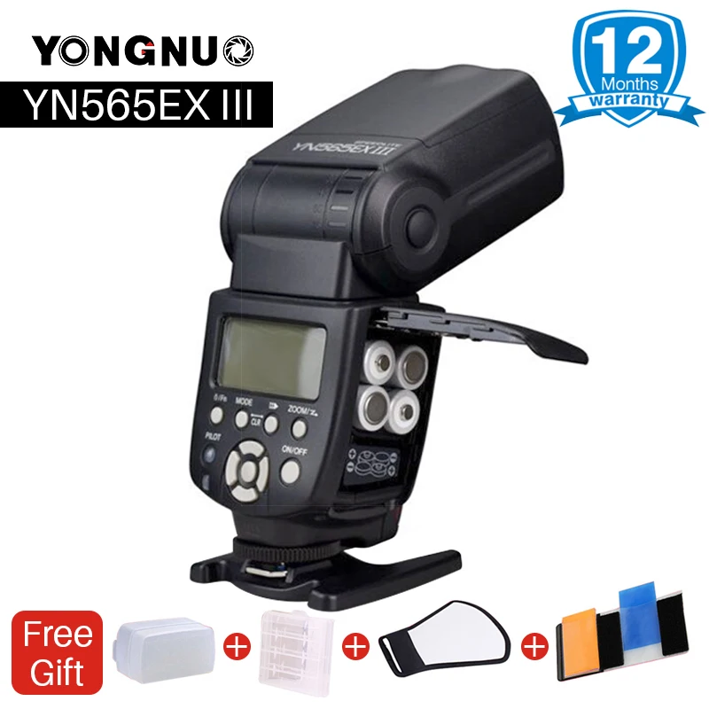 

YOUNNUO 565EX III TTL Flash Speedlite Wireless 1/8000s Slave Mode Flash Light High Speed for Nikon Cannon Support USB firmware