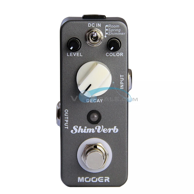 MOOER ShimVerb Guitar Effect Pedal Reverb Pedal True Bypass Excellent Sound Guitar Accessories Guitar Pedal Effect Guitar Parts