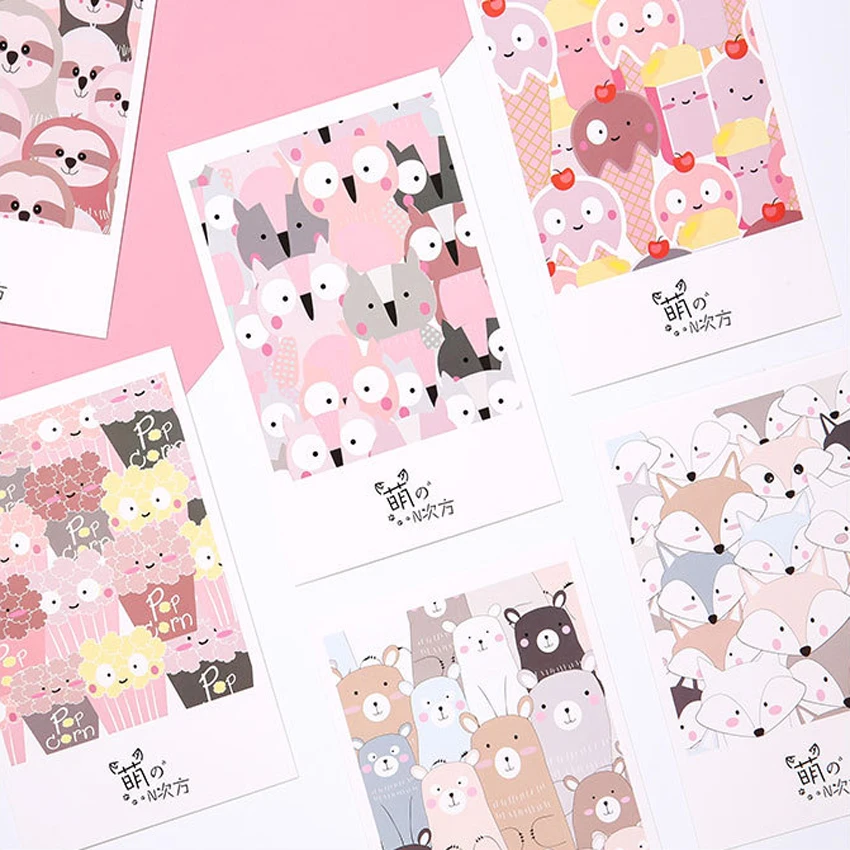 

30 Pcs/lot Super Cute N-th Power Post Card Set Greeting Card Story Gift Greeting Card