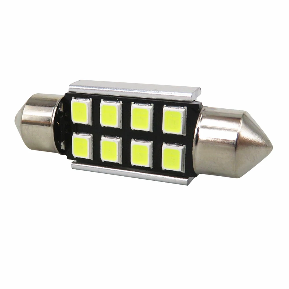 WLJH 10x C5W 36 мм CANbus светодиодные лампы без ошибок для чипа Samsung 2835 SMD номерного знака