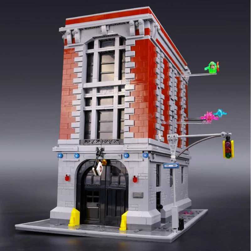 

Creative Street View City Series brick 16001 Ghostbusters Building Model Building Blocks Kits Brick Toy for children brinquedos