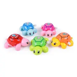 Разные цвета детские игрушки мини Заводной черепаха дети милые животные Черепаха игрушки ребенок ветра до игрушки