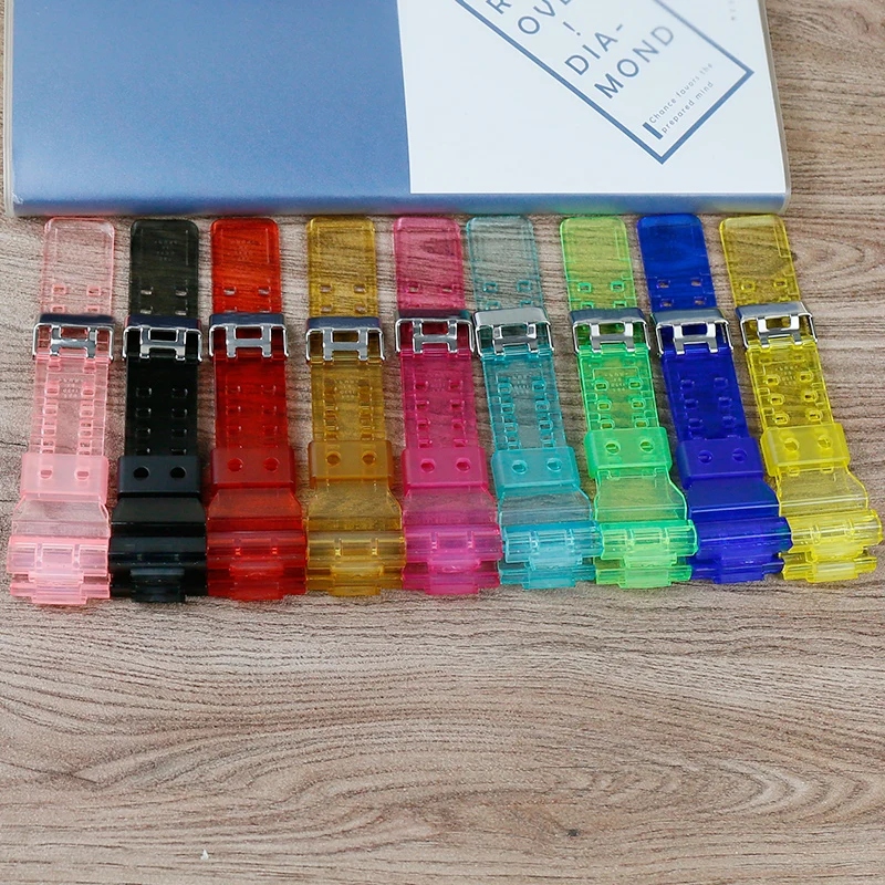 Men's Watch Accessories GA110 Series Strap for GSHOCK Resin Transparent Strap GD 120 GA 100 GA 110 GA 100C Waterproof Strap Men's Watch Accessories GA110 Series Strap for GSHOCK Resin Transparent Strap GD 120 GA 100 GA 110 GA 100C Waterproof Strap