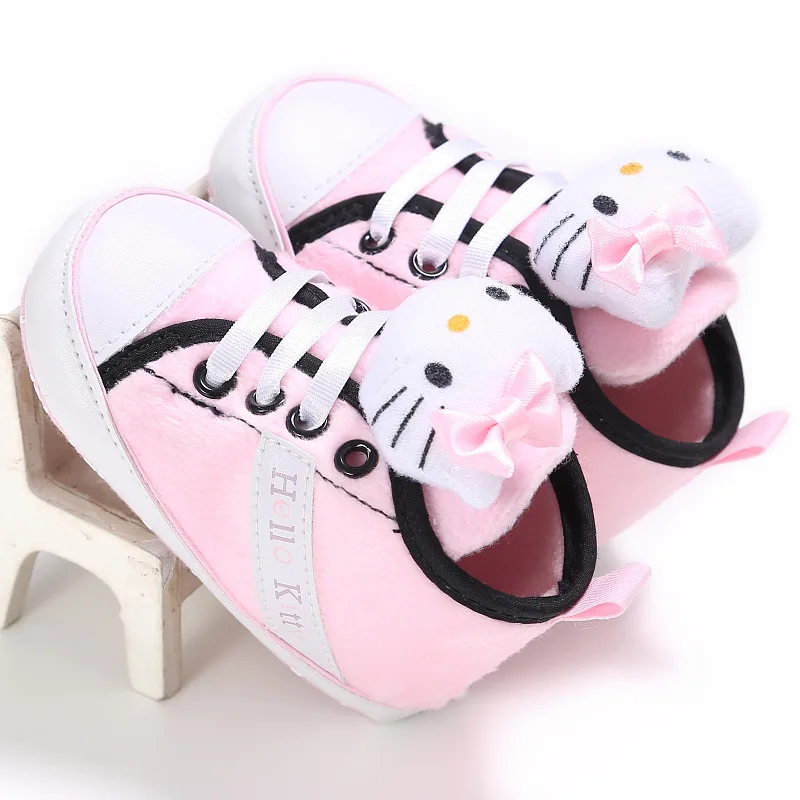 Disney baby shoes 0 1 female baby shoes soft bottom