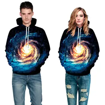 

New Couple Hoodies Sweatshirt 3D Printed Whirl Galaxy Women Men moletom Female Suit Pullover Tracksuit Hoodie sudaderas mujer