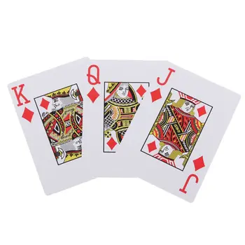 

VSRRWL 1*Waterproof Poker New Blue /Red 100% PLASTIC Washable Texas Poker Size Playing Cards