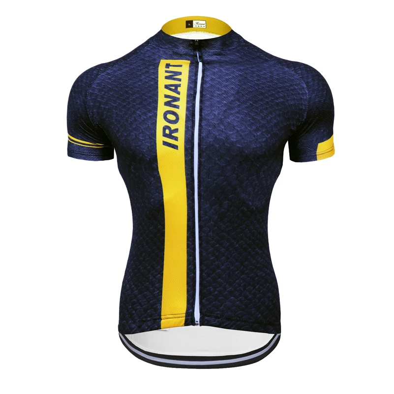 IRONANT Специальная цена для мужчин Велоспорт Джерси Pro с коротким рукавом Майо велосипед рубашка легкие дышащие быстросохнущие Bycicle