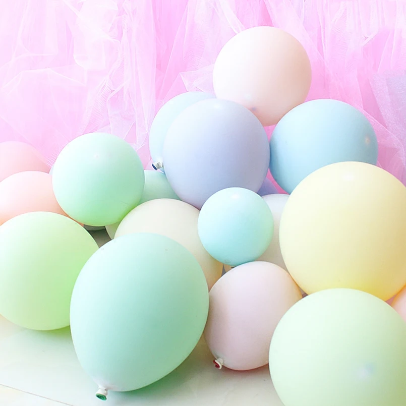 

10pcs 4.6g Double-layer Latex Balloons 10inch Macaron Color Wedding Decoration Birthday Party Valentine's Day Decor Balloon