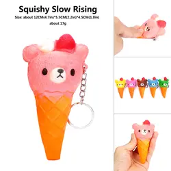 Kawaii Squishy мороженое Спорт и развлечения медведь снятие стресса Горячая игрушка Новинка Squeeze антистресс гаджет мягкий Squish animal
