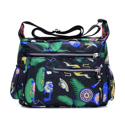 New 2017 floral printing shoulder bag Rural style women fashion leisure bag cloth light and large messenger bag cute travel bag designer shoulder bags Shoulder Bags