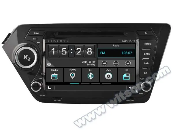 Discount WITSON CAR DVD GPS For KIA K2/RIO New Technology+Capctive Screen+1080P+DSP+WiFi+3G+DVR+Good Price car stereo dvd gps radio 2