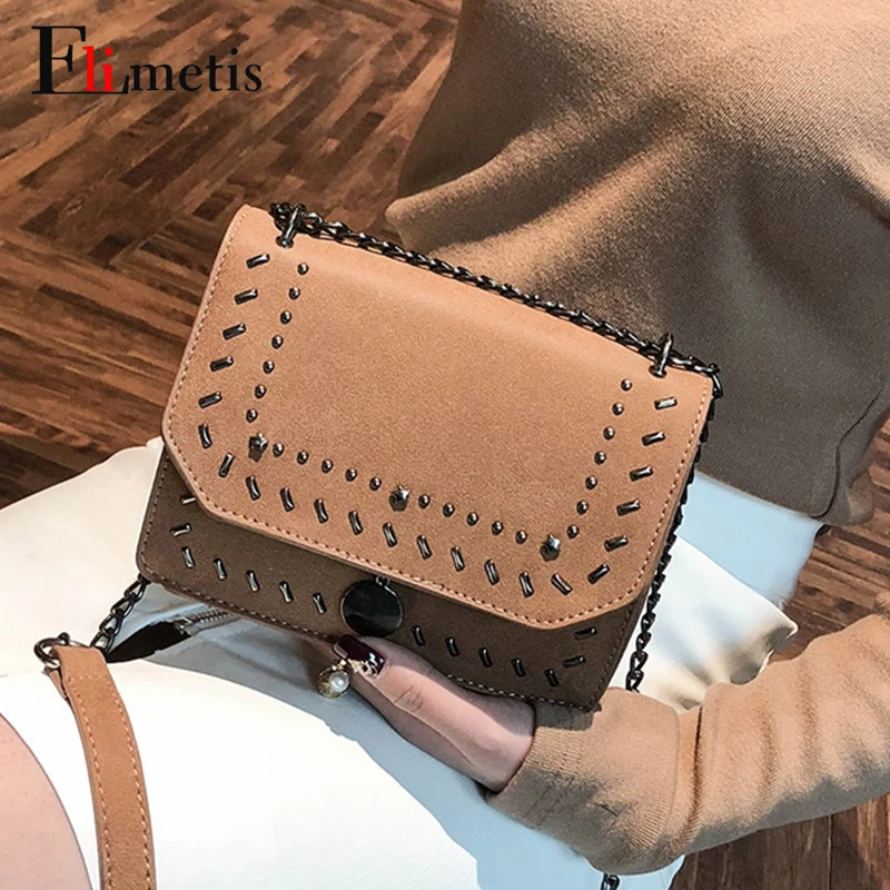 Elimetis Women Brand Shoulder Bags For Women 2018 Chains Designer Messenger Bag Female Ladies PU Leather Crossbody Bags          (2)