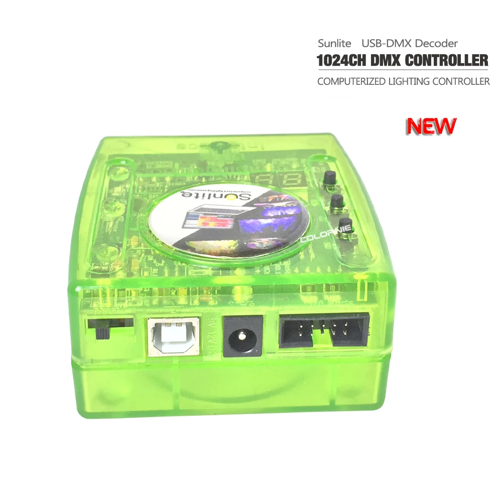 DHL Sunlite Suite1024 DMX контроллер 1024 CH легкое шоу освещение эффект сценическое оборудование, DMX изменение цвета инструмент