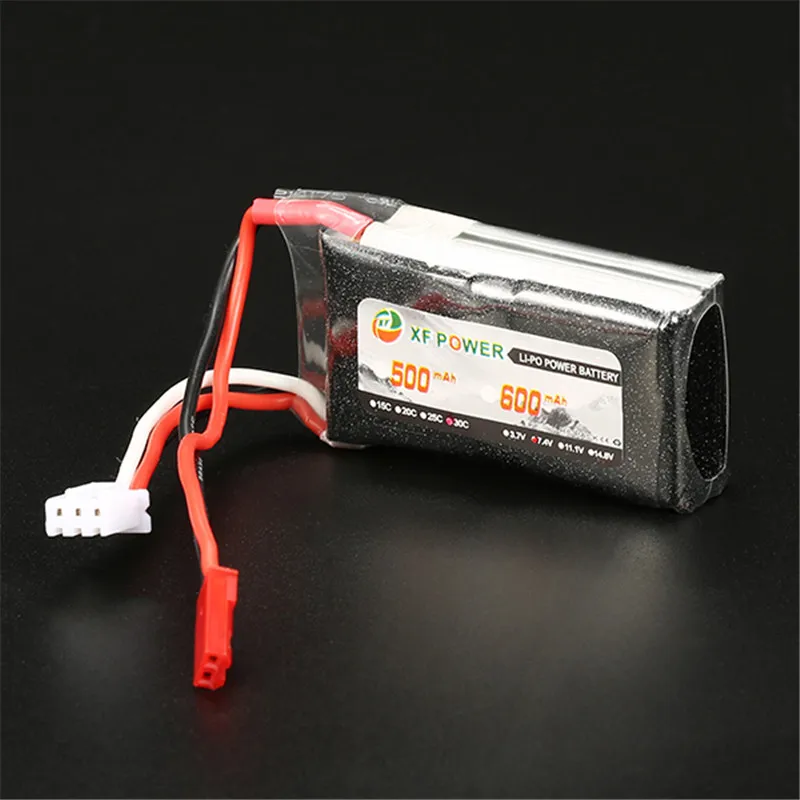 Новое поступление аккумуляторная батарея xf power 7 4 в 600 мАч 2S 30C Lipo JST вилка