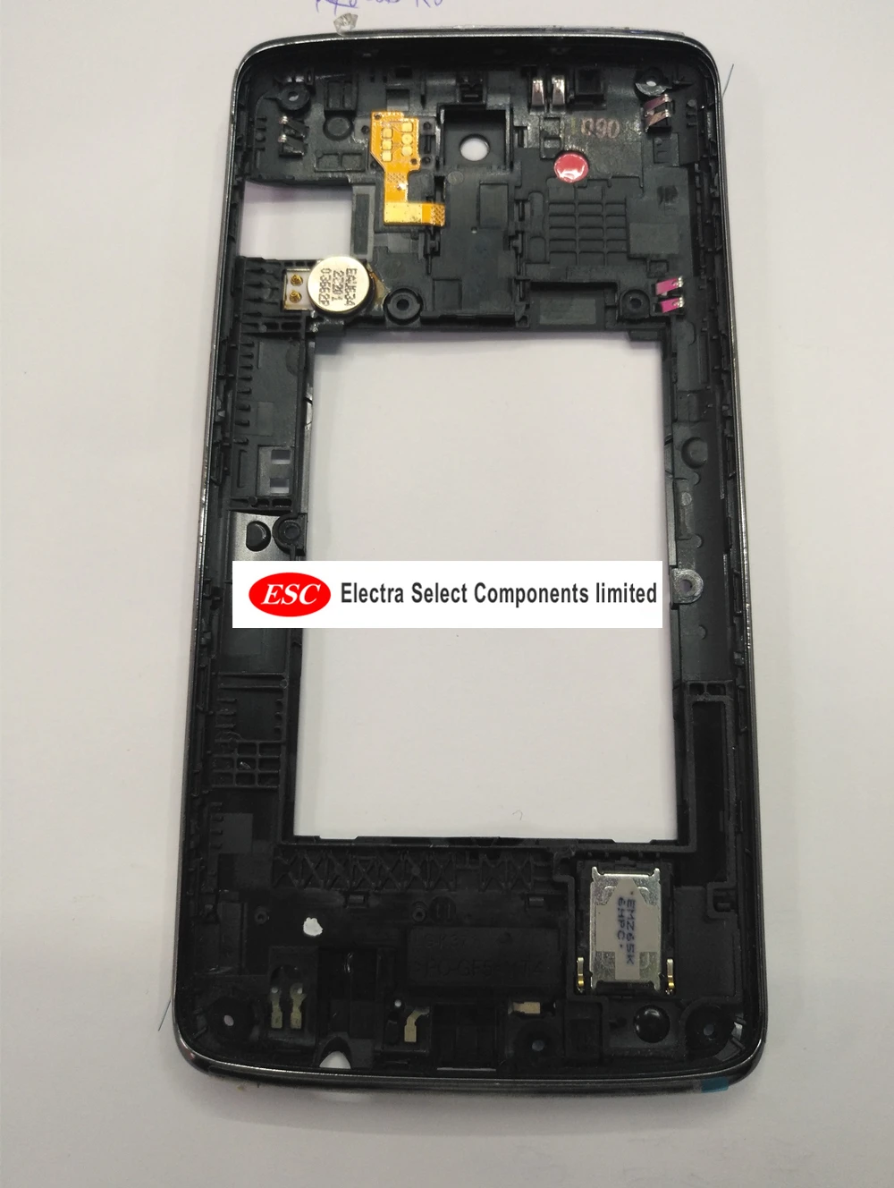 

ESC 1pcs Middle Bezel frame Back Housing Plate Camera Lens Cover For LG K8 2017 X240 Middle Frame Replacement Repair Parts