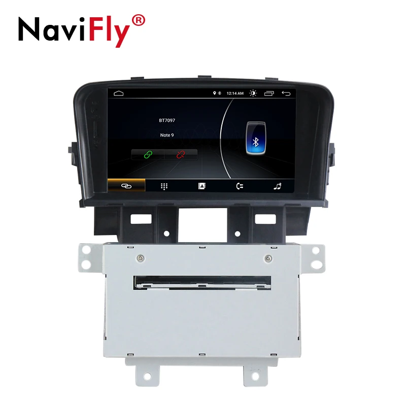 NaviFly автомобильный dvd радио плеер Android8.1 для Chevrolet Cruze 2008 2009 2010 2011 2012 автомобильный dvd gps стерео плеер с wifi