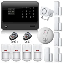 Беспроводной Дверной Датчик PIR Motion detector Дистанционного управления G90B GPRS WIFI GSM Сигнализация Совместимость WI-FI Ip-камера APP