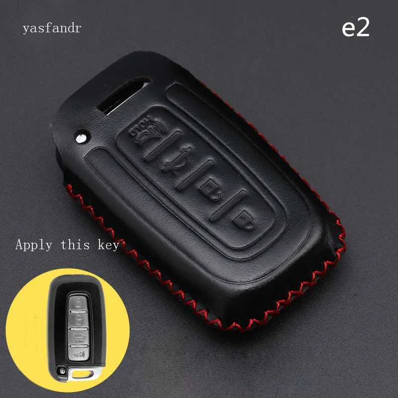 

car accessories key cover case araba aksesuar For Elantra Sonata Veloster Tucson Equus 4 buttons Remote protection