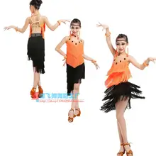 Костюм для латинских танцев для взрослых; платье для латинских танцев с кисточками и бриллиантами для взрослых; детский конкурс латиноамериканских танцев; платья S-4XL