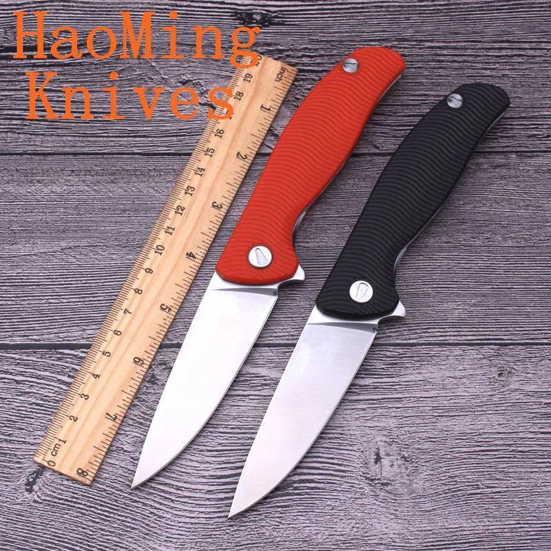 Tactical Folding Knife with D2 ABS plastic Handle Ball Bearing Flip Outdoor hunting Camping