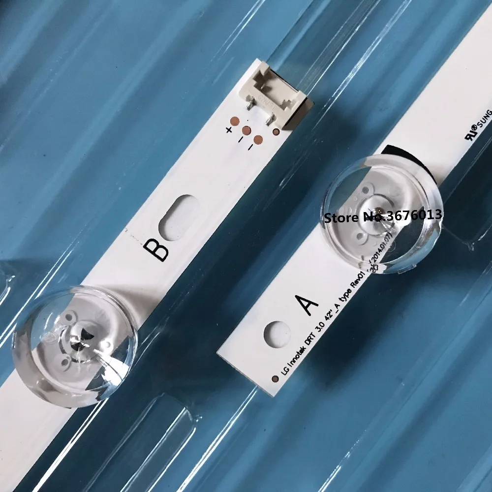 

100% NEW 16 PCS(8*A,8*B) LED strips for LG INNOTEK DRT 3.0 42"-A/B Type 6916L 1709B 1710B 1957E 1956E 6916L-1956A 6916L-1957A